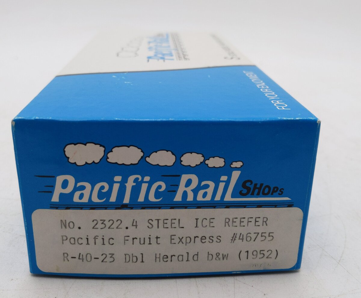 Pacific Rail 2322.4 S Gauge Steel Ice Refrigerator  Kit #46755 MT/Box