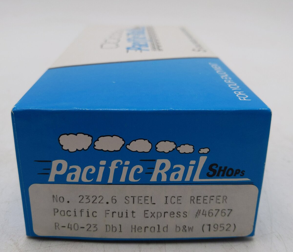 Pacific Rail 2322.6 S Gauge Steel Ice Refrigerator  Kit #46767 MT/Box