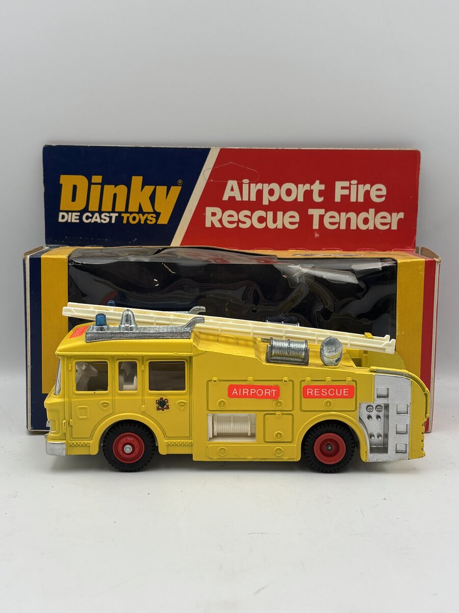 Dinky 263 1:50 Airport Fire Rescue Tender EX/Box