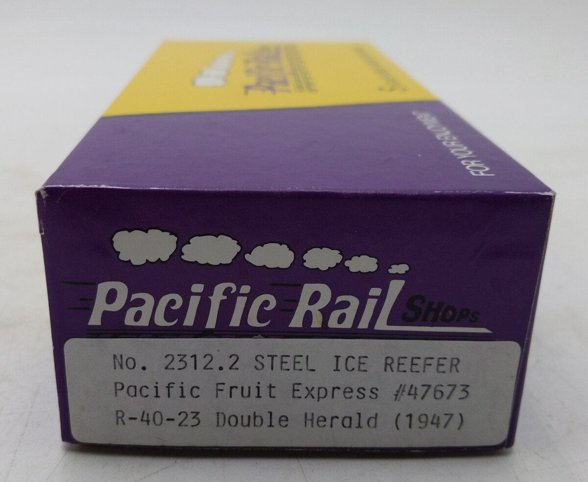 Pacific Rail 2312.2 S Scale PFE Steel Ice Reefer Kit #47673 MT/Box