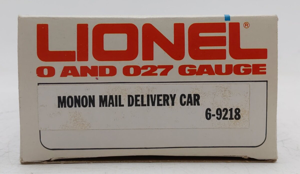 Lionel 6-9218 O Gauge Monon Mail Operating Boxcar EX/Box
