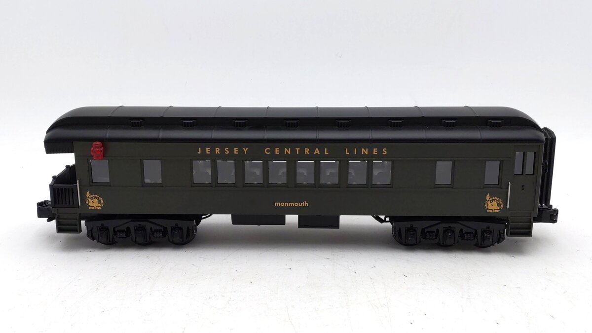 MTH 30-6258E O Gauge Jersey Central "Monmouth" Madison Observation Car VG