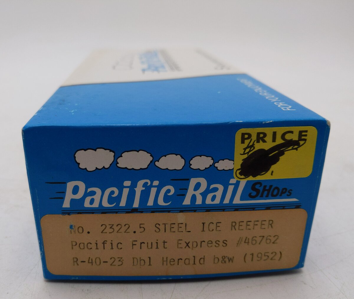 Pacific Rail 2322.5 S Gauge Steel Ice Refrigerator  Kit #46762 MT/Box