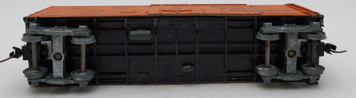 American Models  S Scale PFE Boxcar Weathered #69419 EX