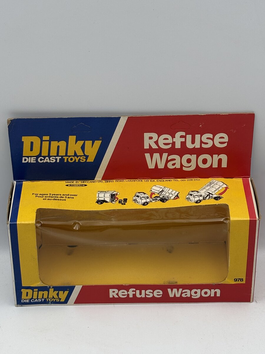 Dinky 978 1:43 Refuse Wagon EX/Box