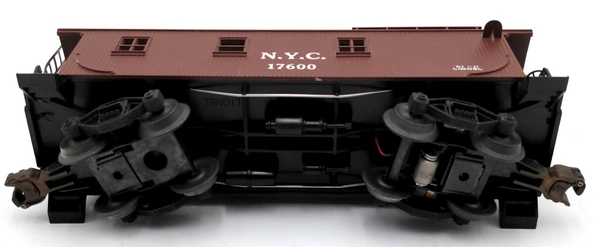 Lionel 6-17600 O Gauge New York Central Woodside Illuminated Caboose #17600 EX