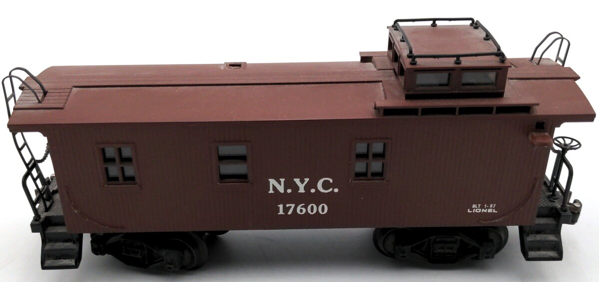 Lionel 6-17600 O Gauge New York Central Woodside Illuminated Caboose #17600 EX
