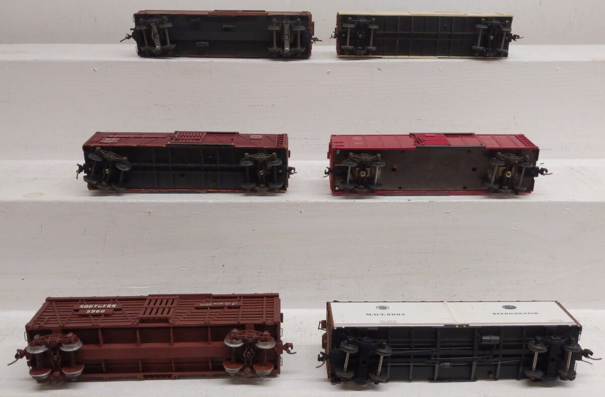Assorted S Scale Freight Cars [6] VG