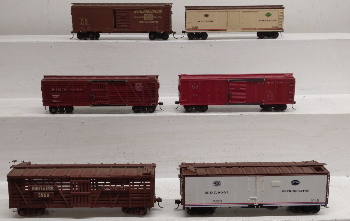 Assorted S Scale Freight Cars [6] VG