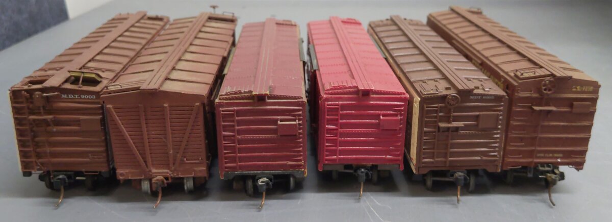 Assorted S Scale Freight Cars [6] VG