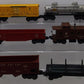 Lionel Assorted O Gauge Freight Cars #6462,3461,6457,25000,6465,6656 [6] VG