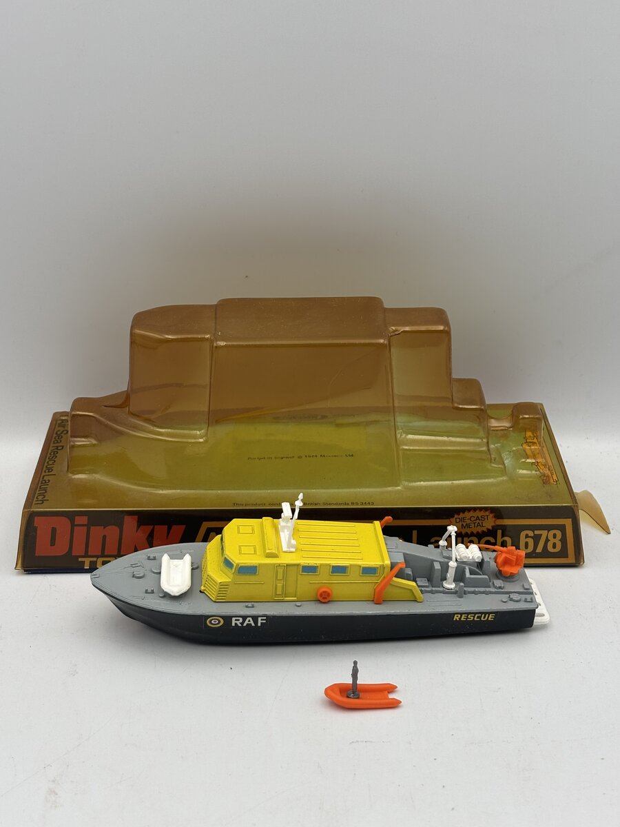 Dinky 678 1:43 Air Sea Rescue Launch EX/Box