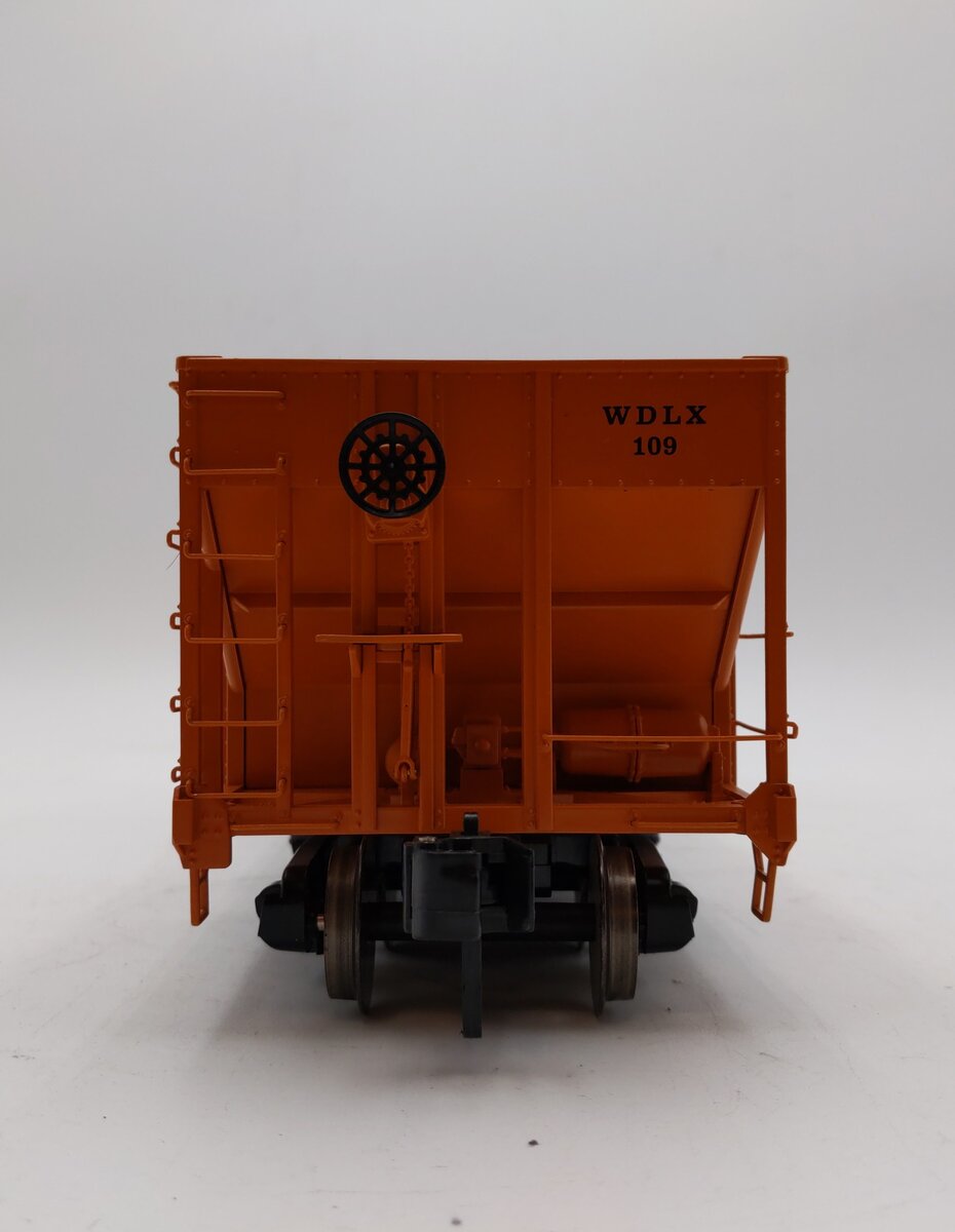 MTH 70-75059 G Scale Waddell Coal 4-Bay Hopper Car #109 LN