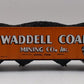 MTH 70-75059 G Scale Waddell Coal 4-Bay Hopper Car #109 LN