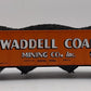 MTH 70-75059 G Scale Waddell Coal 4-Bay Hopper Car #109 LN