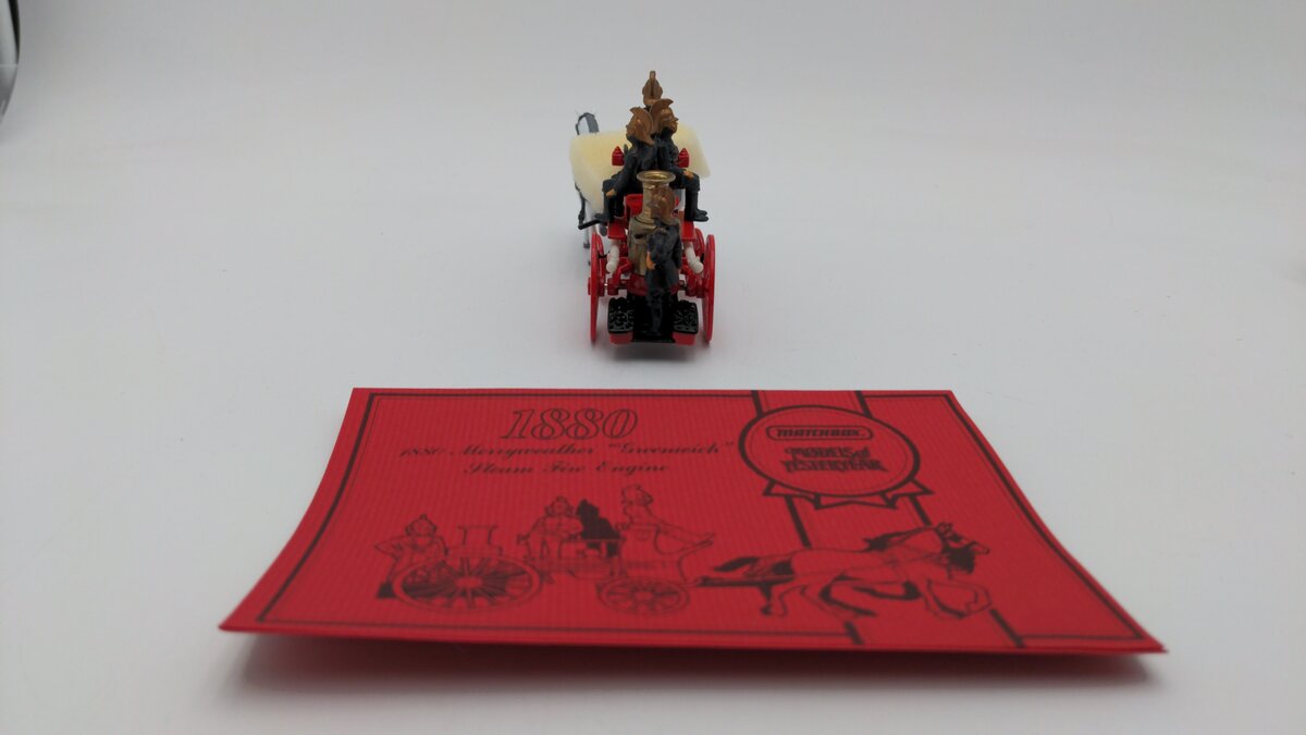 Matchbox YS-46 1:43 Scale 1880 Merryweather Steam Fire Engine Greenwich Diecast LN/Box
