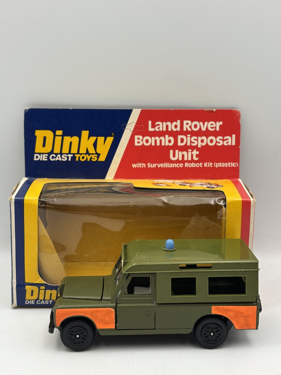 Dinky 604 1:43 Land Rover Bomb Disposal Unit EX/Box