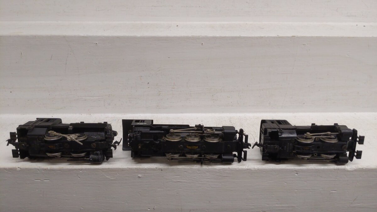 American Locomotive Company & Rivarossi HO Scale Assorted Steam Locomotives: [3] VG