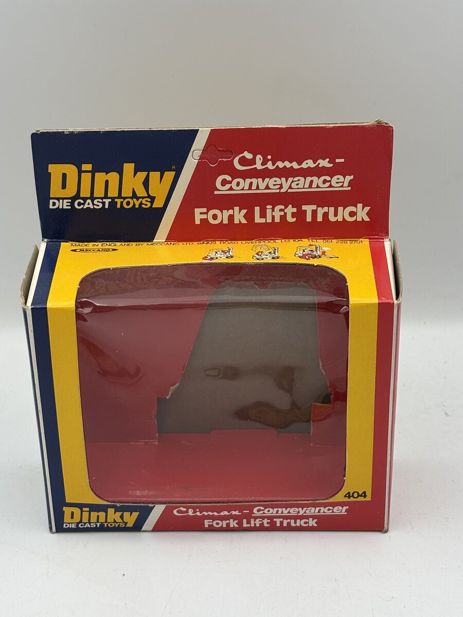 Dinky 404 1:43 Climax-Conveyancer Fork Lift Truck EX/Box