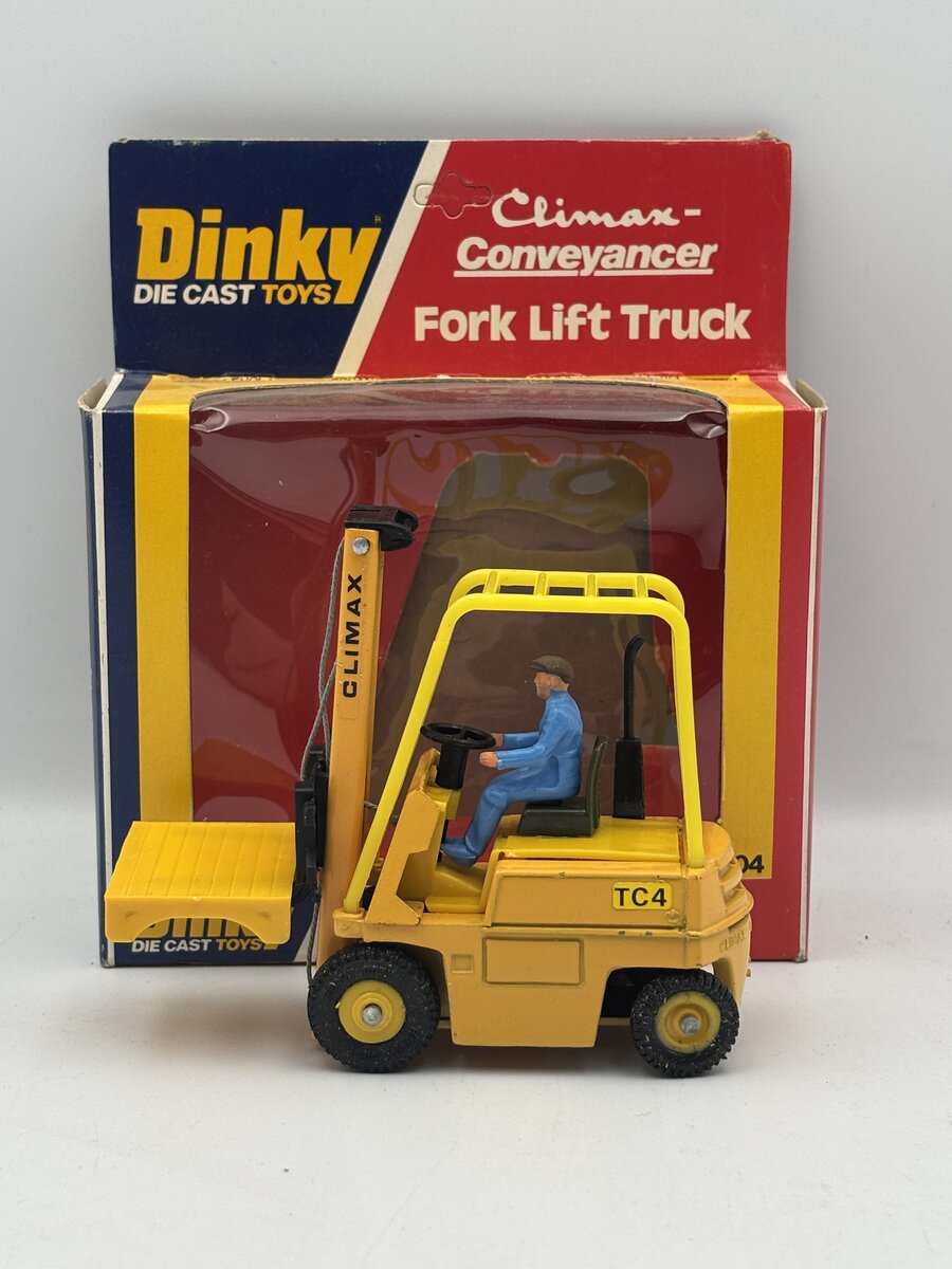 Dinky 404 1:43 Climax-Conveyancer Fork Lift Truck EX/Box