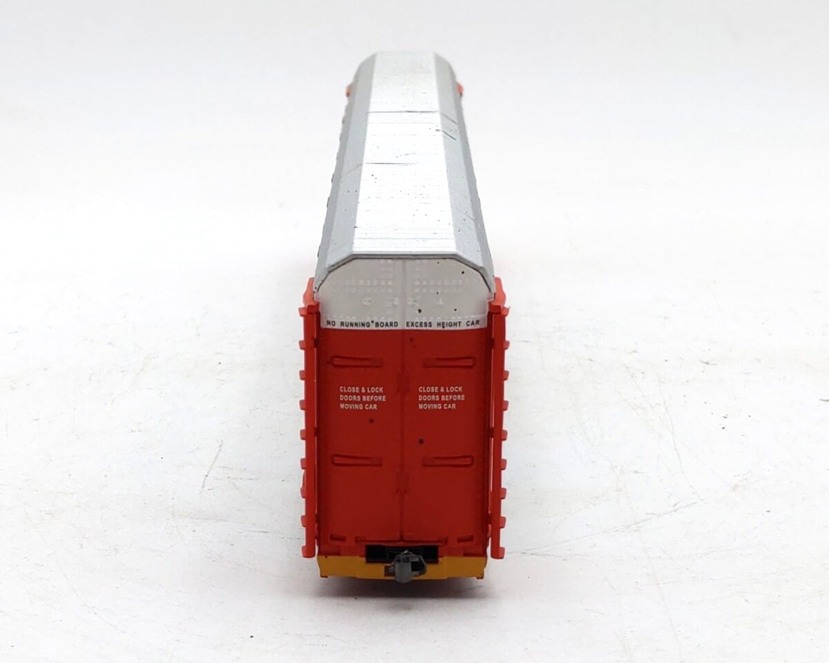 Walthers 932-4871 HO Scale Frisco Thrall 89' Tri-Level Auto Carrier #820850 EX