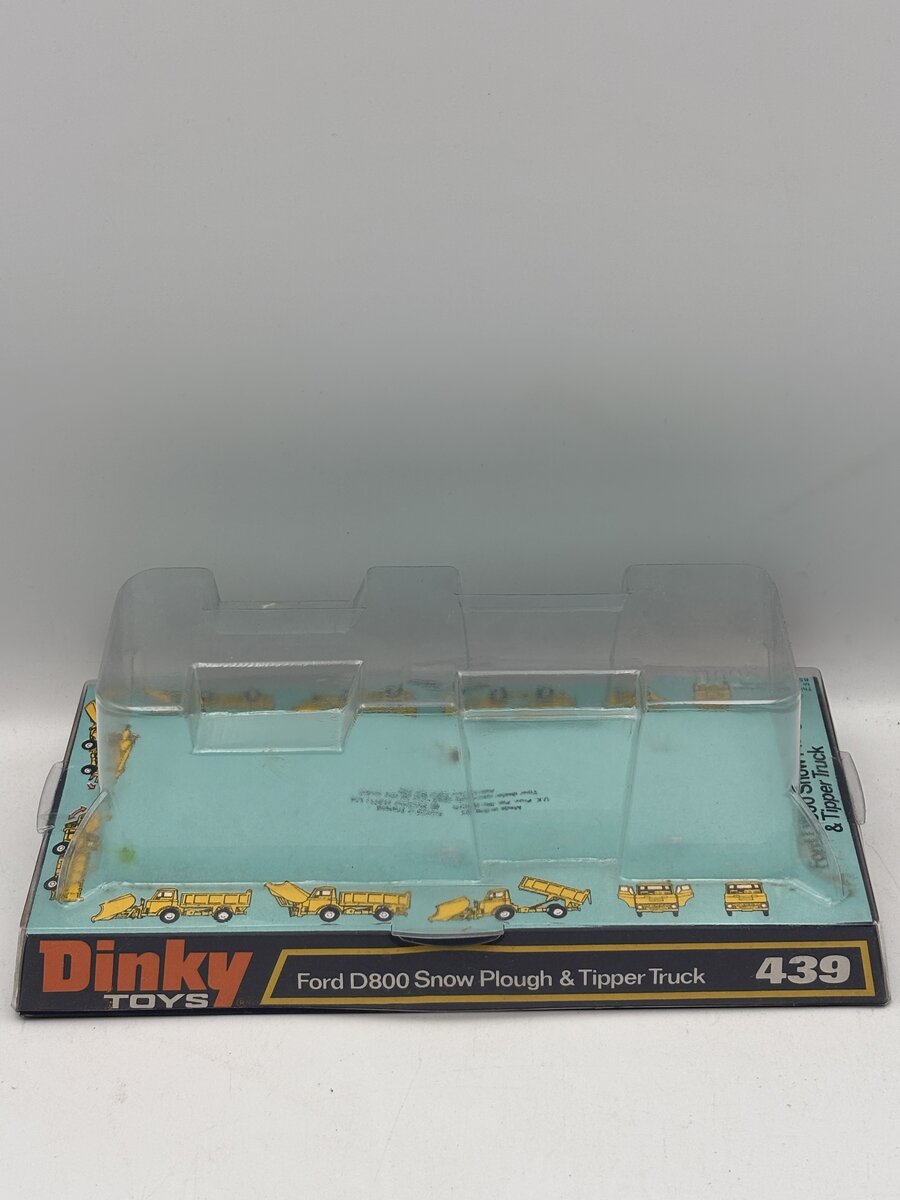 Dinky 439 1:43 Ford D800 Snow Plough & Tipper Truck EX/Box