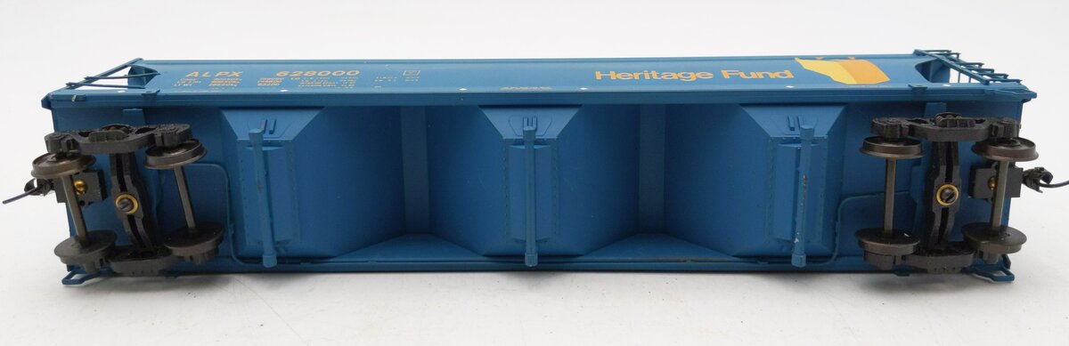 Pacific Rail S Scale Heritage Fund ALPX 3 Bay covered Hopper LN/Box
