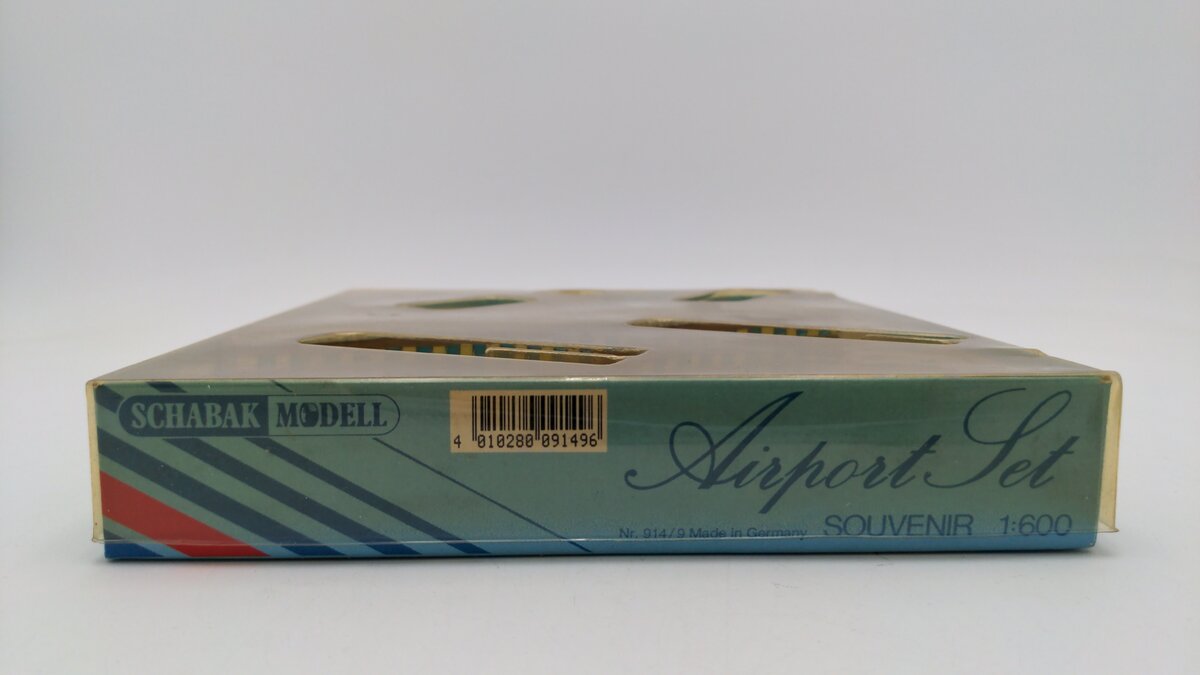 Schabak Modell 914/9 1:600 Scale Souvenir Airport Set 4 Planes Diecast(Set of 4) EX/Box