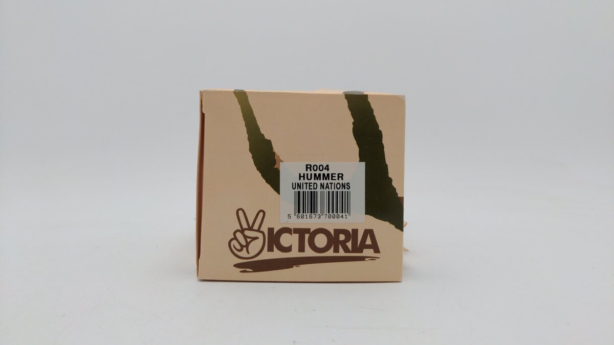 Victoria R004 1:43 Scale Military Models Hummer United Nations Diecast W/Display EX/Box