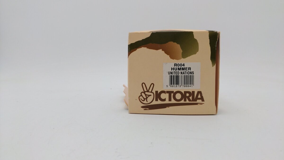 Victoria R004 1:43 Scale Military Models Hummer United Nations Diecast W/Display EX/Box