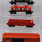 Lionel O Gauge Assorted Freight Cars #73868, 278, 9719, 9324 [4] EX