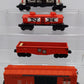 Lionel O Gauge Assorted Freight Cars #73868, 278, 9719, 9324 [4] EX