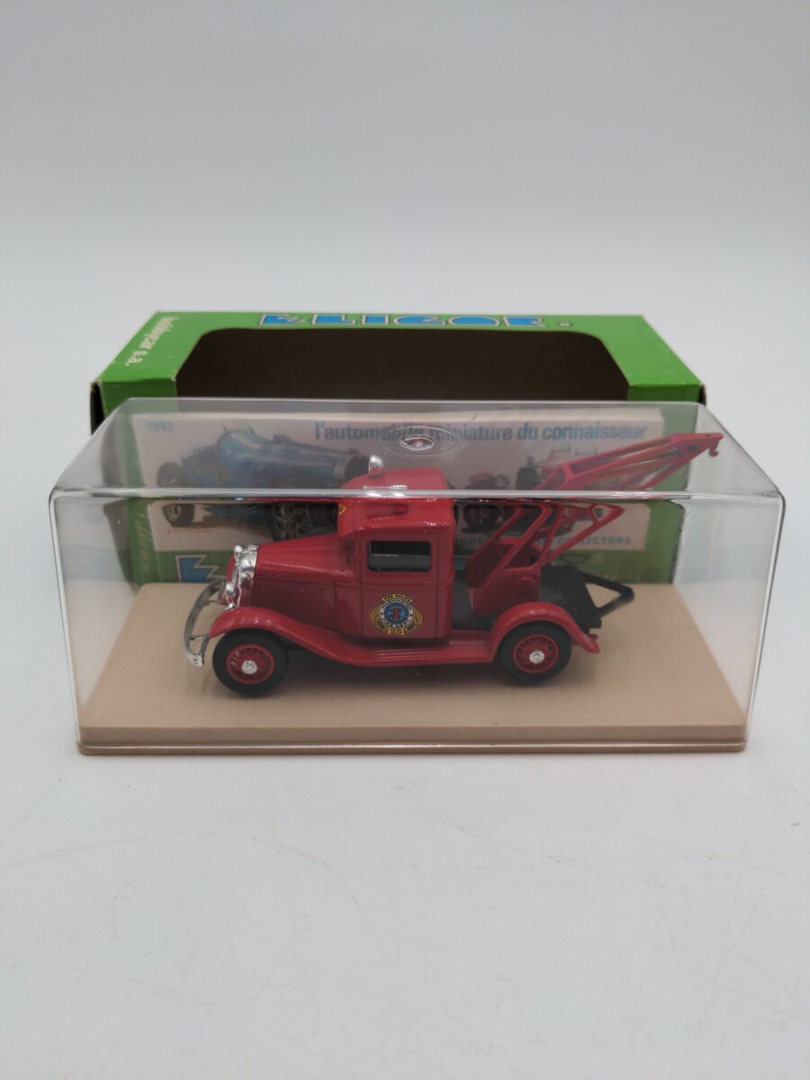 Eligor 1087 1:43 Scale Die Cast Ford V8 1934 Fire Service Depannage NIB