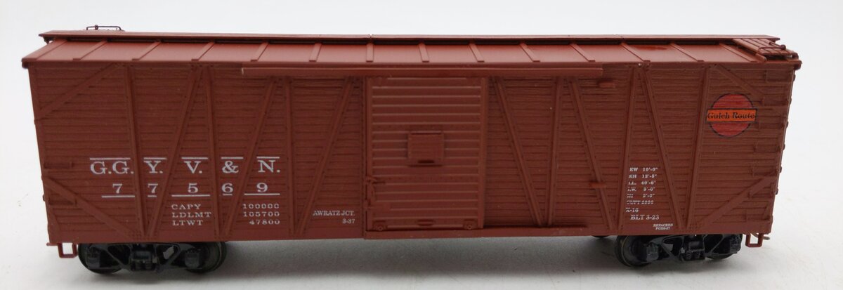 Generic S Scale GGYV&N Boxcar #77569 LN