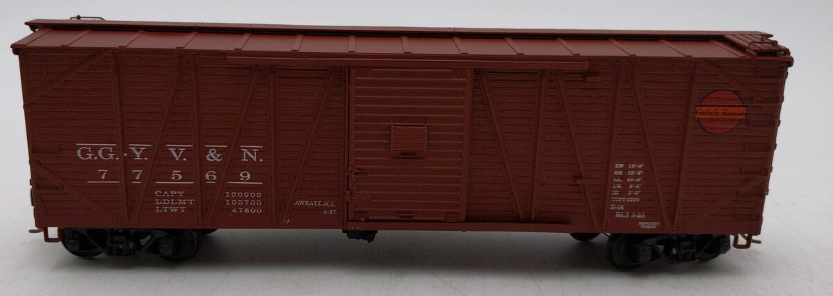 Generic S Scale GGYV&N Boxcar #77569 LN