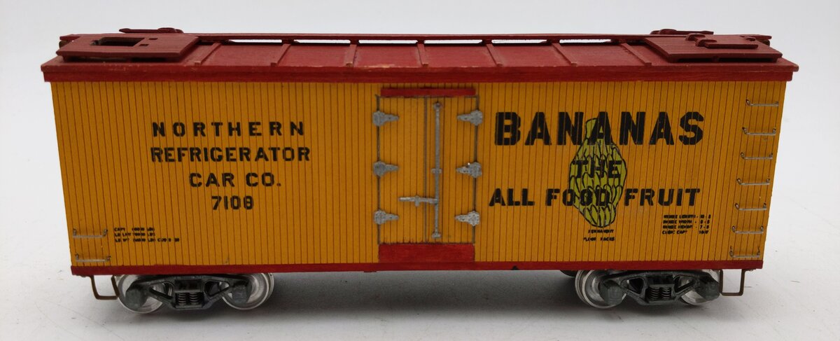 S Scale Bananas The All Food Fruit Refrigerator Car #7108 EX