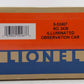 Lionel 6-52467 O Lionel Lines Mooseheart Illuminated Observation Car #2436 EX/Box