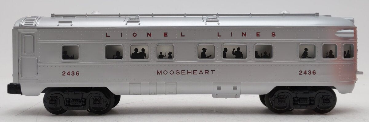 Lionel 6-52467 O Lionel Lines Mooseheart Illuminated Observation Car #2436 EX/Box