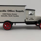 Ertl 9118 1:34 Scale Diecast Asheville Office Supply '31 Hawkeye Box Truck Bank EX/Box