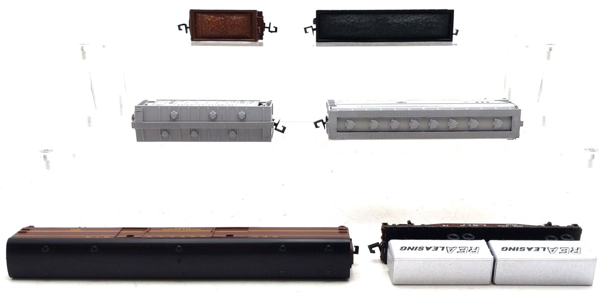 Atlas & Concor N Scale Assorted Freight & Passenger Cars [6] LN/Box