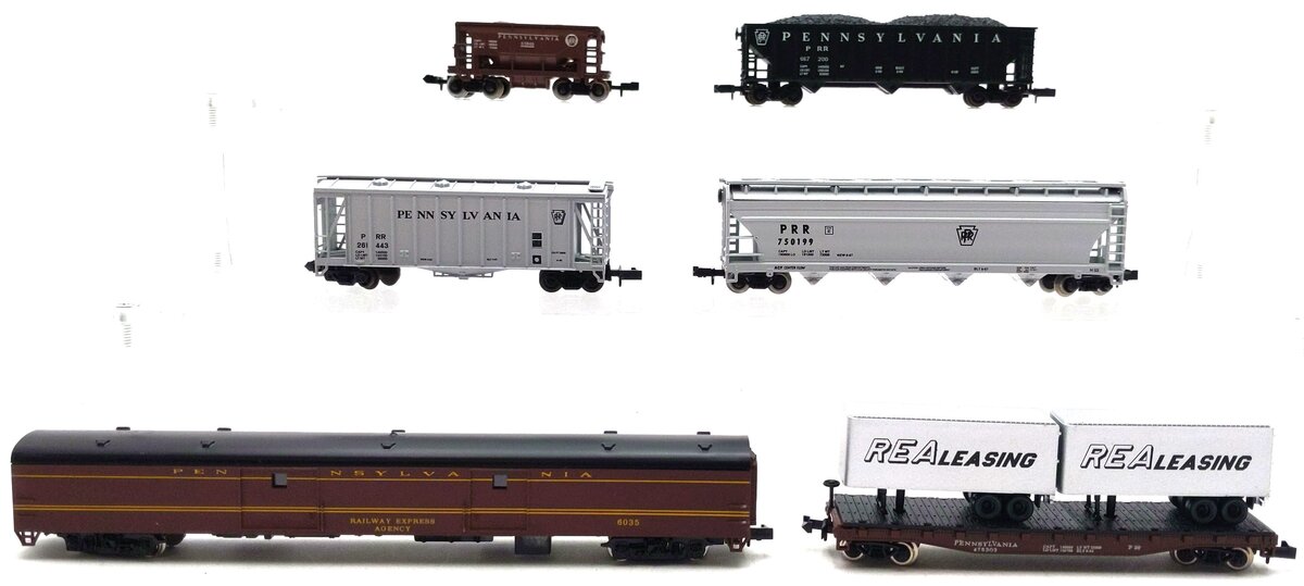 Atlas & Concor N Scale Assorted Freight & Passenger Cars [6] LN/Box