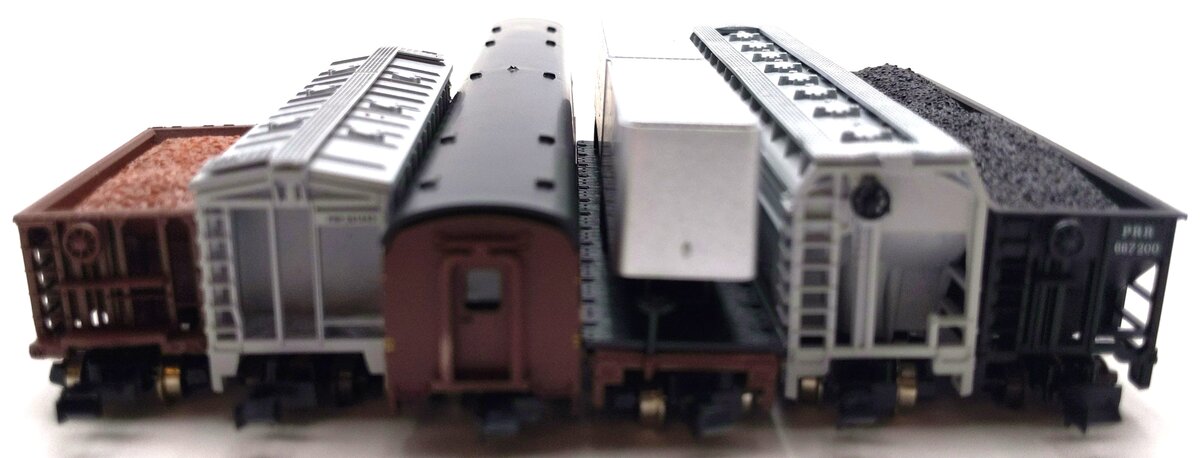 Atlas & Concor N Scale Assorted Freight & Passenger Cars [6] LN/Box