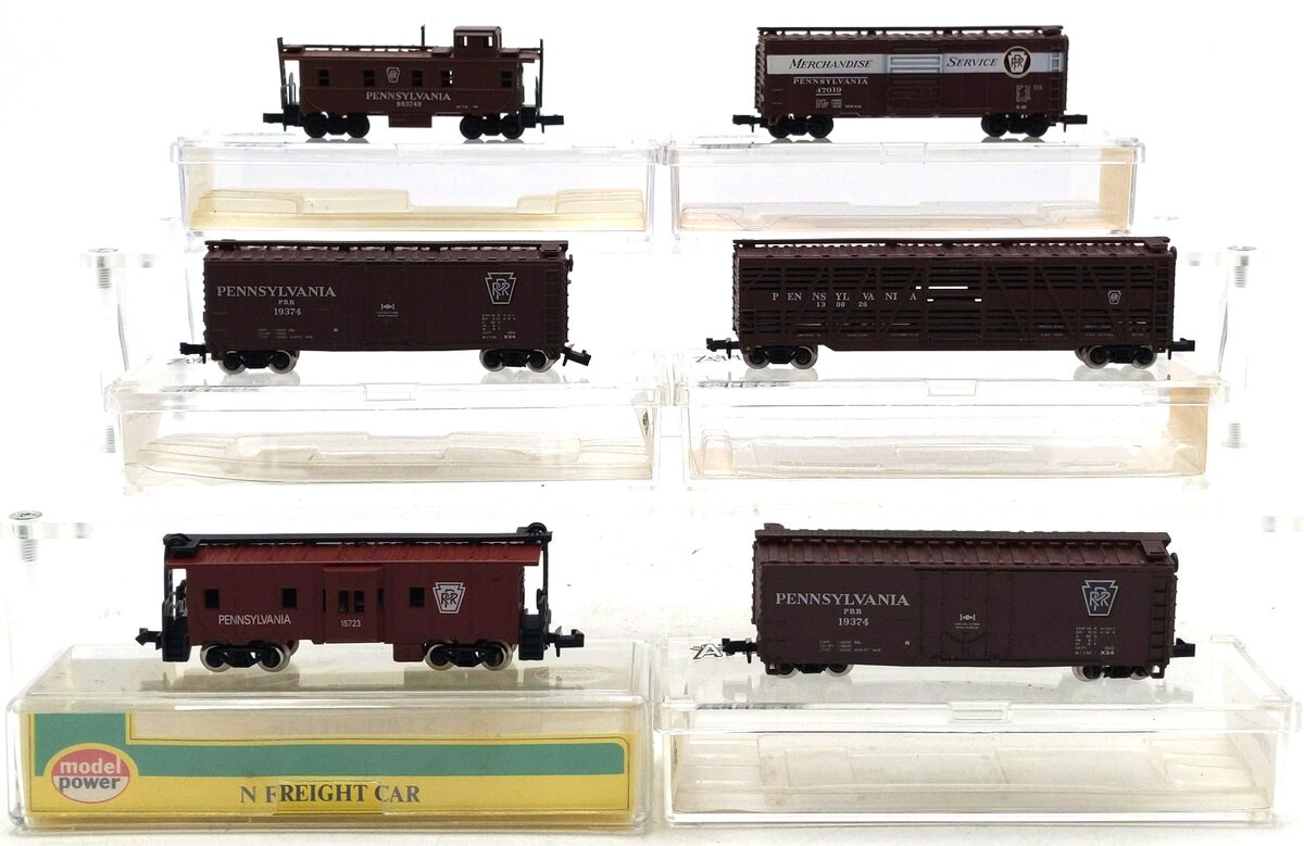 Atlas & Model Power N Scale Assorted Freight Cars [6] EX/Box