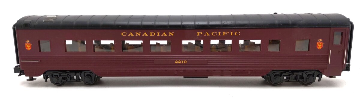MTH 30-67342 Canadian Pacific 60' Streamlined ABS Coach #2210 EX