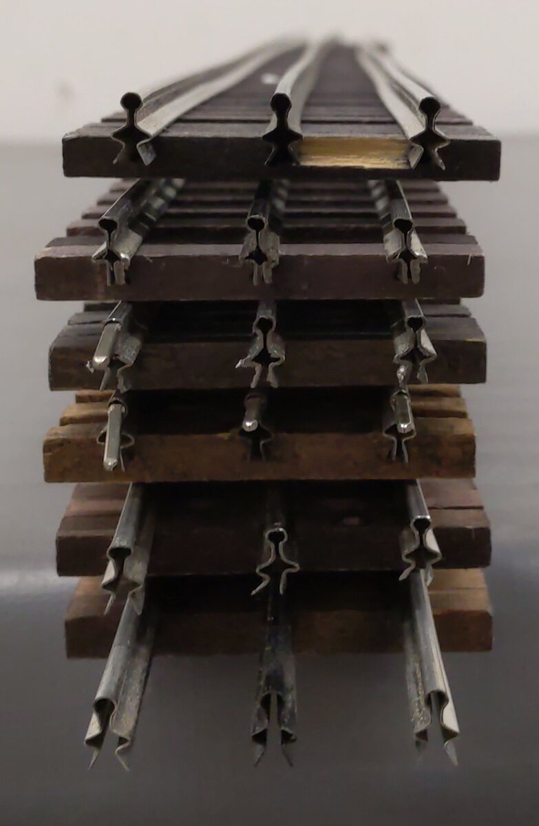 Gargraves O Gauge Assorted 3-Rail Straight Track Sections [6] VG
