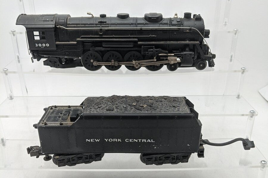 MTH 30-1101 NYC 4-8-2 L-3 Mohawk Steam Locomotive & Tender #3000 VG