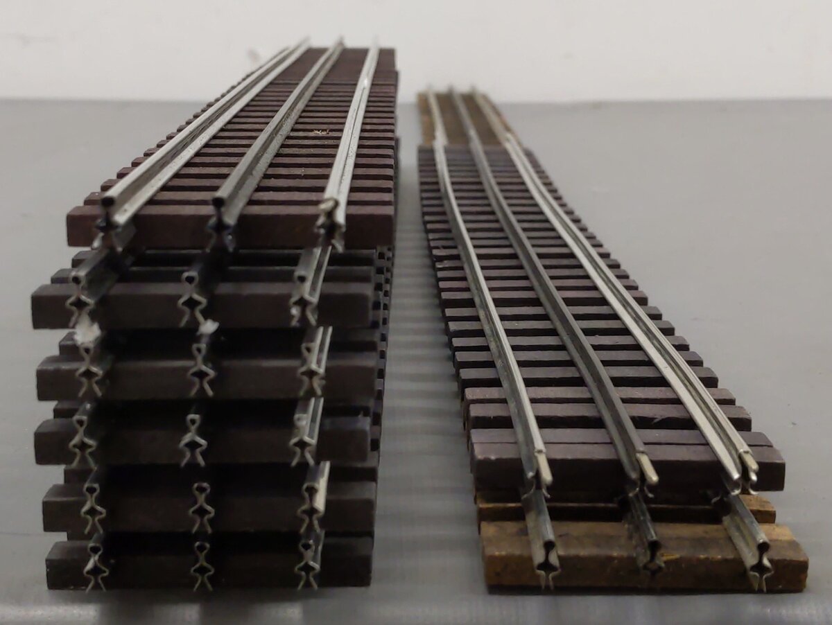 Gargraves O Gauge 3-Rail Assorted Straight Track Sections [8] VG