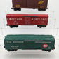 Weaver, K-Line & Williams Assorted Train Cars [3] EX