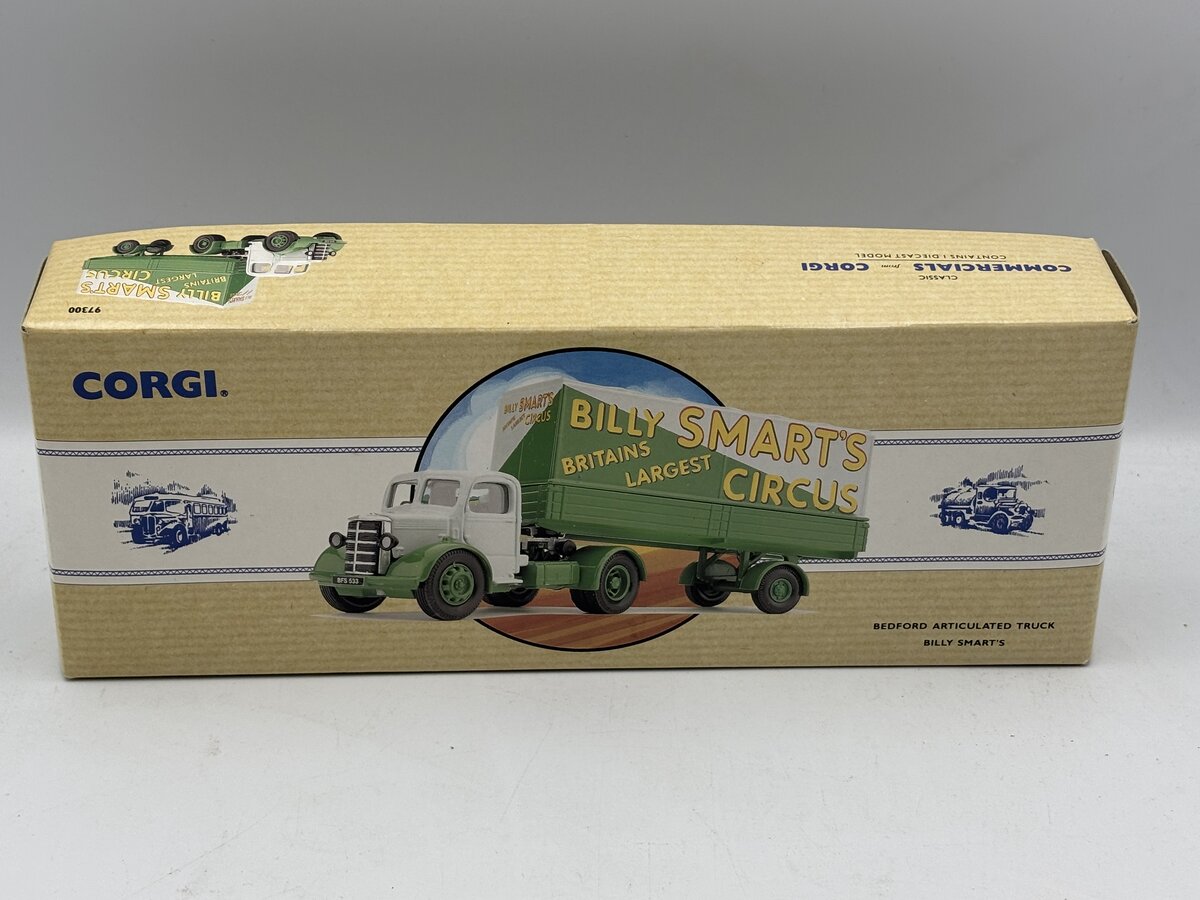 Corgi 97300 1:50 Bedford Articulated Truck Billy Smart's LN/Box