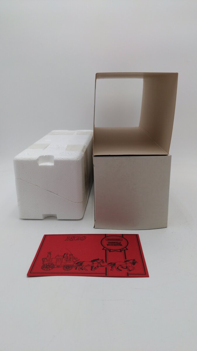 Matchbox YS-39 1:43 Scale Models Of Yesteryear 1820 Passenger Coach & Horses EX/Box